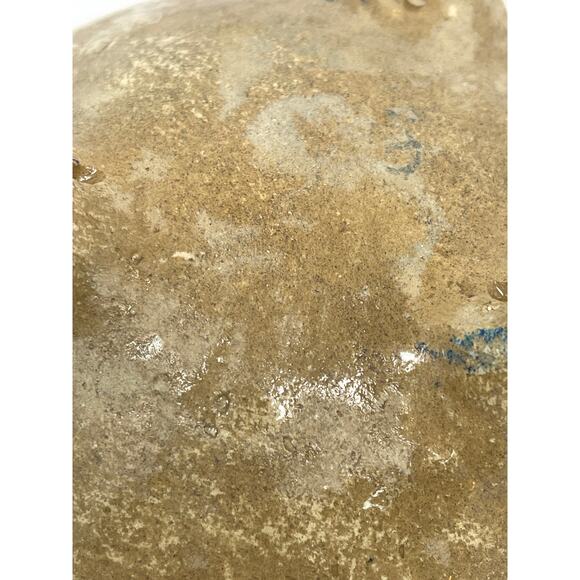 Vintage Mexican Folk Art Bird Pottery Small Footed Hand Painted Trinket Bowl - Picture 6 of 8